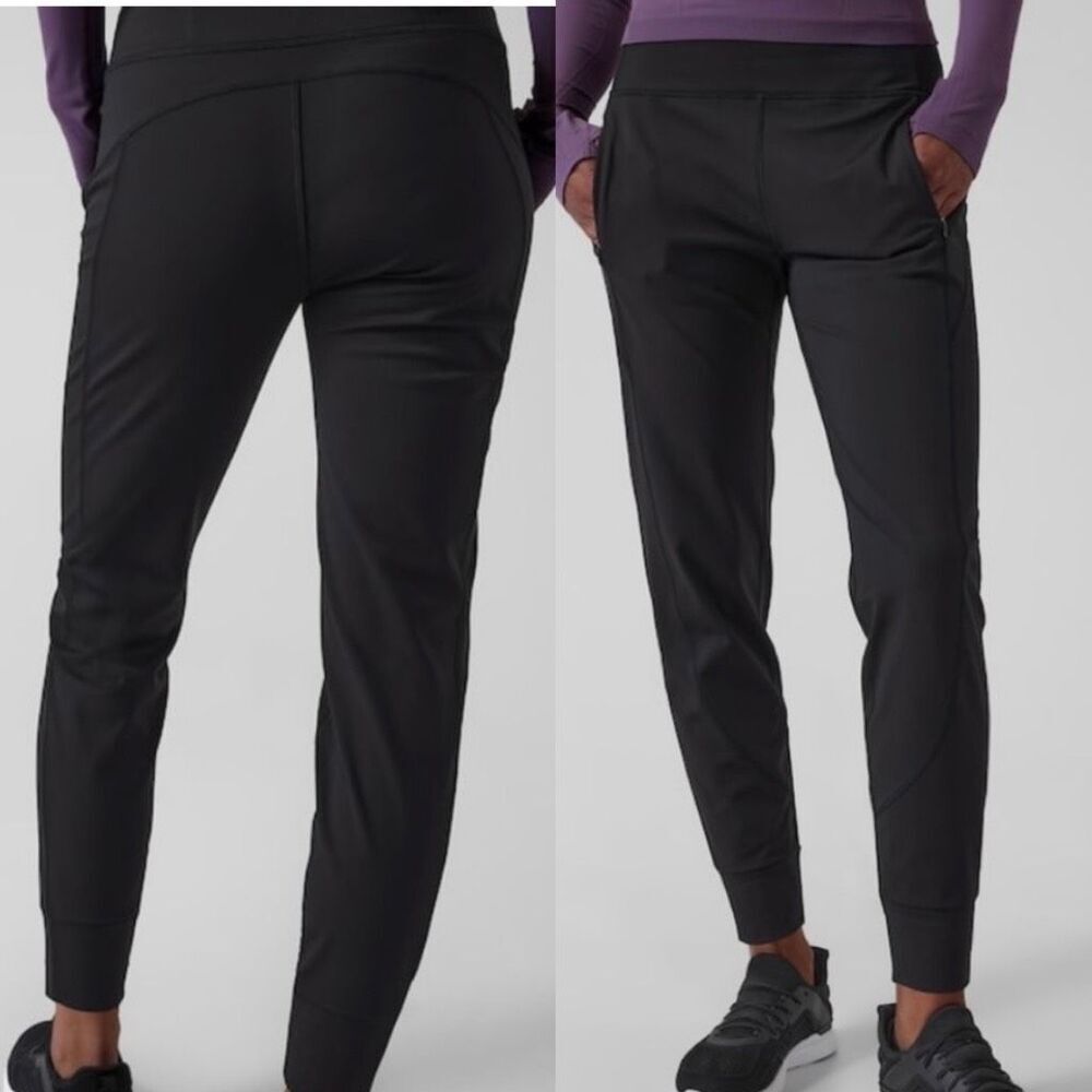 Athleta Rainer Black Jogger Size Medium